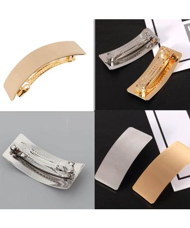 Automatic French Hair Clip for Women - Silver Clip for Thick Hair | Stylish & Functional - Buy Online on GoSupps.com