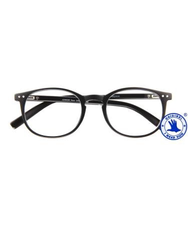 I Need You JUNIOR New G66600 panto plastic glasses metal spring hinge black +3.5 diopters Black + 3.50