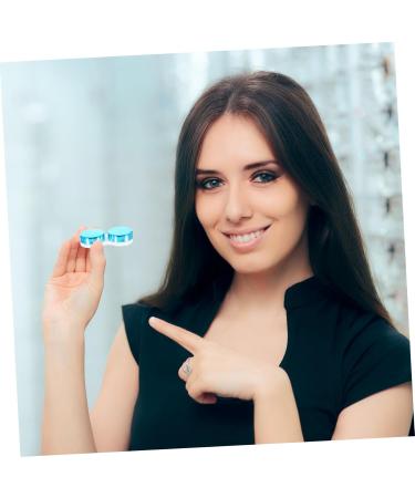 Buy Gatuida Colored Contact Lenses & Eye Care Travel Case - Luxurious Organizer with Mirror & Holder - Buy Online on GoSupps.com