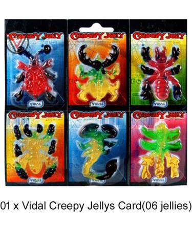 VIMIX 06 x Diffrent Types | Random Mixed Jelly Cards - Ocean Creepy Snakes Dino Pizza & Dragon - Buy Online on GoSupps.com