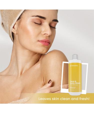 Acne Body Wash for Women and Men - Hydrating Face and Body Cleanser - Gentle Exfoliating Formula with Manuka Honey, Coconut Oil, and Aloe Vera - Sulfate Free - 16oz - Buy Online on GoSupps.com