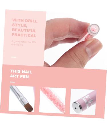Housoutil Nail Art Pen Light Pen Add Manicure Brush 15.5x1cm Pink - Buy Online on GoSupps.com