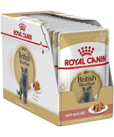 Royal Canin British Shorthair in GRAVY Wet Adult Cat Food (24 x 85g)