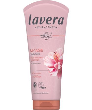 lavera lavera My Age Body Milk - For mature skin - Soft and velvety feel - Moisturizing and regenerating - Vegan - Natural cosmetic - 200 ml
