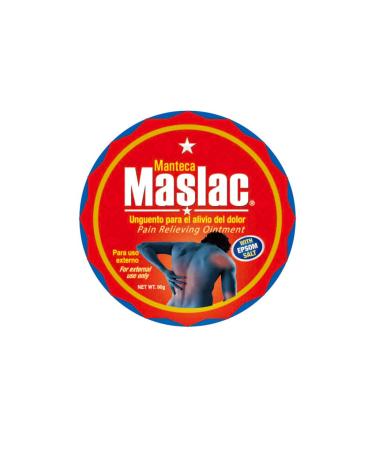 Manteca De Ubre MASLAC Pain Relieving Ointment Muscle Pain UDDER BALM 3oz CAN