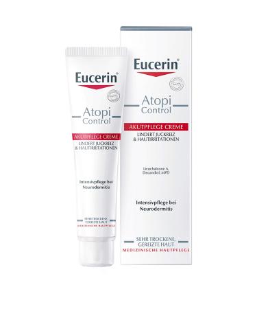Eucerin AtopiControl Acute Care Cream relieves itching 40 ml Cream 40 ml (1 pack)