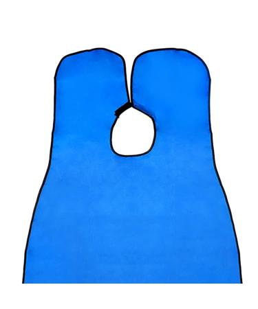 Harilla 3x Bib Apron Hair Catcher - Non-Stick Grooming Cape with 2 Suction Cups - Perfect for Shaving & Haircuts - Blue - Buy Online on GoSupps.com