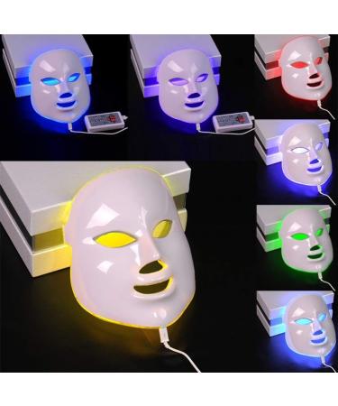 7 Color LED Light Therapy Mask - FEITA Photon Light Skin Rejuvenation Therapy Facial Skin Care Mask - Anti Aging - Reduce Wrinkles - Face Care Treatment - Buy Online on GoSupps.com