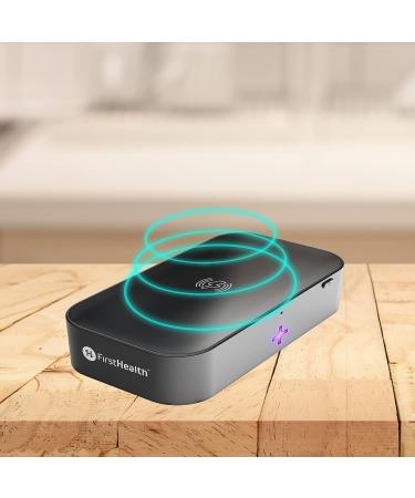 FirstHealth 3-in-1 UV Sanitizer Wand 10W High Speed Wireless Charger - Cleans and Sanitizes in Only 3 Minutes - Works as UV-C Sanitizing Wand - Buy Online on GoSupps.com
