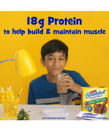 Carnation Breakfast Essentials High Protein Powder Drink Mix  Rich Milk Chocolate  8 Count per pack  10.56 Ounce (Pack of 6) (Packaging May Vary) - Buy Online on GoSupps.com