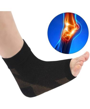 Alomejor Plantar Fasciitis Compression Socks - Pain Relief Stockings for Heels | Copper | Size L-XL - Buy Online on GoSupps.com