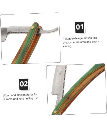 Buy Minkissy Razor Set - Razor-Sharp Collapsible Shaver for Men | Old-Fashioned Straight Blade | International Shipping - Buy Online on GoSupps.com