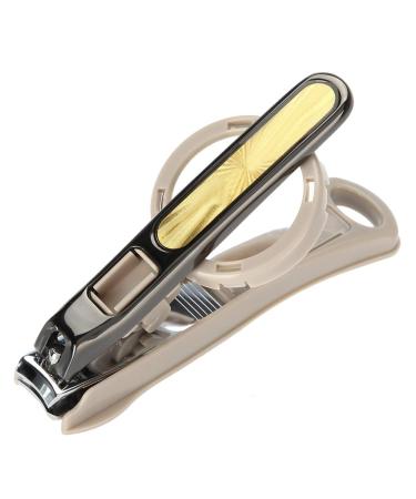Nikou Nail Clipper - Toenail Cutter Stainless Steel Large Nail Clipper Cutter Trimmer with Magnifying Glass Manicure Tool