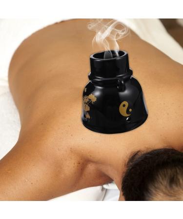 1 Set Moxibustion Box Moxa Cone Burner Holder Navel Box Moxa Supply