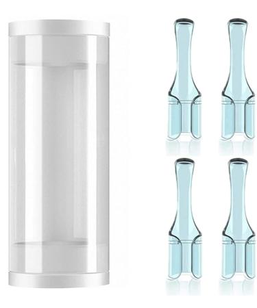 BEBIRD Original R1 Ear Wax Removal Replacement Ear Spoon Accessories Set Ear Cleaner Tips Set Ear Spoons Earpick for Kids Adults & Pets - 4 Pieces-2Pack