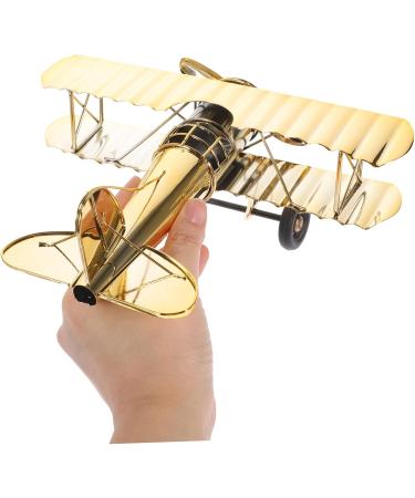 Yardenfun Airplane Model Crafts Home Decor Vintage Decor Retro Decor Metal Craft Plane Adornment Wrought Iron - Buy Online on GoSupps.com