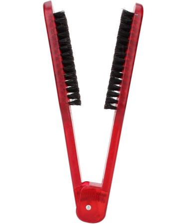 Plywood Comb Hair Straightening Tool - V-Shape Styling Straightener for Home & Barber Shop | Red - Buy Online on GoSupps.com