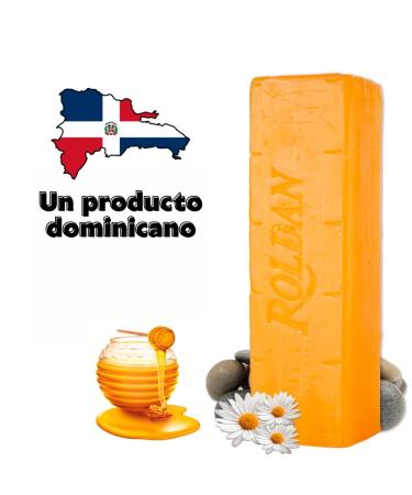 Jabon de Miel Roldan - Honey Soap Roldan 1 lb | Natural Skincare Moisturizing & Soothing - Buy Online on GoSupps.com