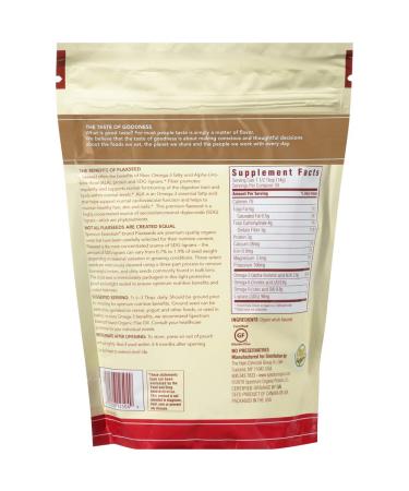 Spectrum Organic Whole Flaxseed 15 Oz - Nutrient-packed Superfood for Healthy Living - Buy Online on GoSupps.com