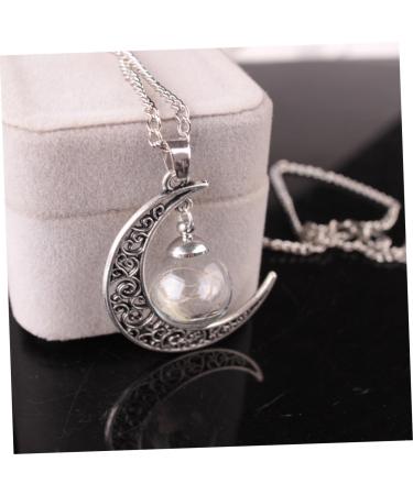 HAPINARY Women Chain Necklaces Moon Necklace Women Necklace Dandelion Jewelry X5 - Buy Online on GoSupps.com