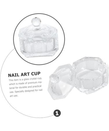 Mikinona Nail Art Crystal Cup Liquid Containers Skull Decor Manicure Salon Nail Bowls Dappen Monomer Dish Nail Painting Pen Nail Glassware Manicure Mini Dappen Dish Crystal Glass K5 - Buy Online on GoSupps.com
