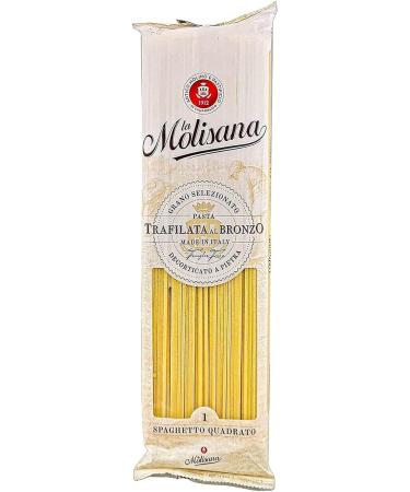  Italian Gourmet E.R. La Molisana Spaghetto Quadrato N. 1 Pasta Lenta Lavorazione Lot de 20 p tes dessin en bronze 500 g + Polpa Gourmet italien 400 g - Buy Online on GoSupps.com