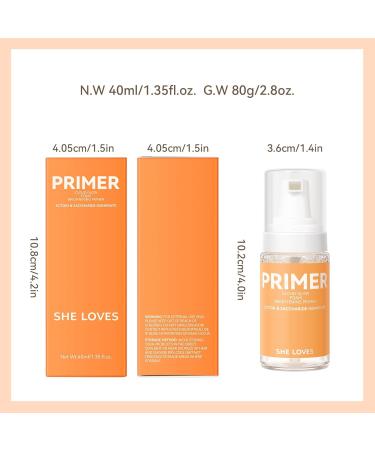 Cloud Glow Priming Foam | Brightening Pore Smoothing Primer | 40 mL for Flawless Glowing Skin | Long Lasting Makeup for All Skin Tones | International Shipping Available - Buy Online on GoSupps.com