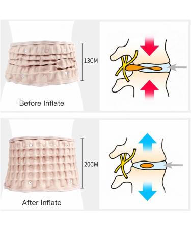 Fbite Lumbar Support Belt | Back Decompression & Pain Relief Strap | Improve Posture & Prevent Injuries - Buy Online on GoSupps.com