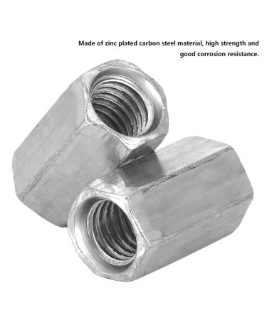 Long Rod Nuts Nuts Carbon Steel Nuts Threaded Nuts Screw Nuts Construction Nuts High Strength Nuts 10pcs M8 Long Rod Nut Hex Sleeve Nut Standoff Threaded Fasteners(Grey4) nuts long rod nut - Buy Online on GoSupps.com