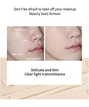 Mushroom Head Air Cushion Foundation CC Cream Liquid Foundation BB Cream ConcealerNude Makeup Moisturizing Brightening Pigment Liquid Foundation Oil Control(Natural) - Buy Online on GoSupps.com