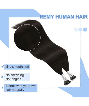 Buy Youngsee Nano Ring Extensions - 60 cm Dark Brown Real Hair 50g Smooth #2 - Best Nano Hair Extensions Online - Buy Online on GoSupps.com