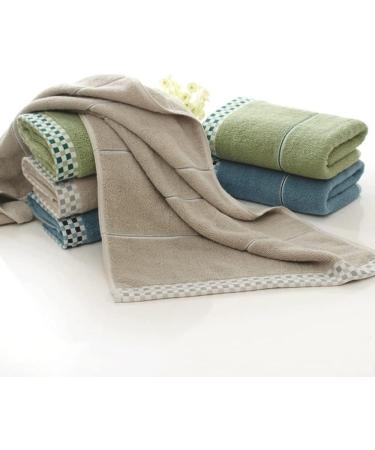 Cotton Letter Pattern Adult Washcloth Beach Sun Bath Towel - Portable & Absorbent | Gym Yoga Sports Towel - 1pc (Color A, Size 1pcs) - Buy Online on GoSupps.com