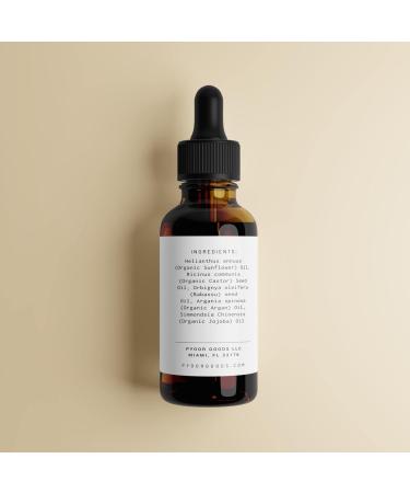 Pyoor Goods Medium/Normal Porosity Hair Oil - Organic Cold-Pressed Vegan Hair Oil for Multicultural Hair - 1.7 fl oz - Buy Online on GoSupps.com