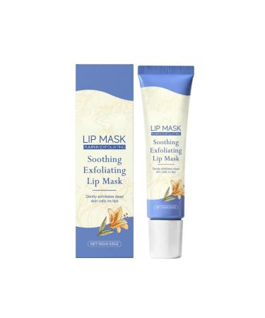 Pumpkin Lip Sleeping Mask Overnight Treatment Vitamin E & Pumpkin Seed Oil Lip Balm for Dry Lips Exfoliating & Hydrating Lip Scrub Mask Non-Sticky Formula (1)