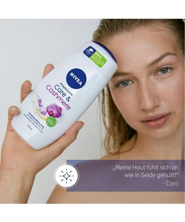  NIVEA NIVEA Care & Cashmere 92852-01000-71 Shower Sensual Care with Soft and Velvety Foam Cream with Cotton Oil 250 ml - Buy Online on GoSupps.com