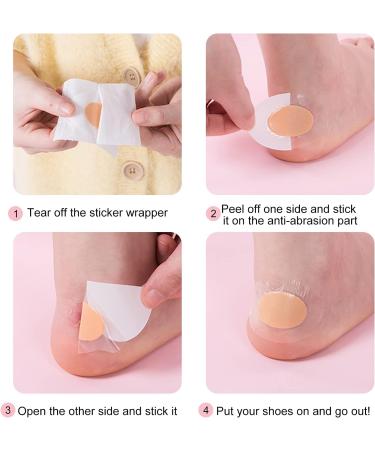 Blistop Blister Pads for Feet - 20pcs Moleskin Sponge Padding, Prevent Friction - Buy Online on GoSupps.com