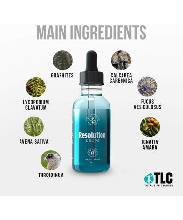 TLC Resolution Drops | Appetite Suppressant for Weight Management | Vital Health Support | 2 Fl. Oz - Buy Online on GoSupps.com