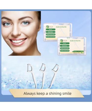 ZIXI Floss Picks - 120 Count Dental Floss with Portable Case | Travel-Friendly & Ideal for Home & Hotel Use - Buy Online on GoSupps.com