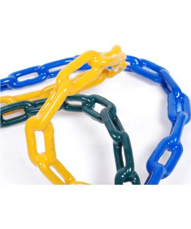 Ymeibe Swing Chains (2) Fully Coated with 4 Free Quick Links - Anti-Rust Iron Chains for Swing Set - Playground Kids Swing Seat Accessories - 660 Lb Capacity - Yellow - Buy Online on GoSupps.com
