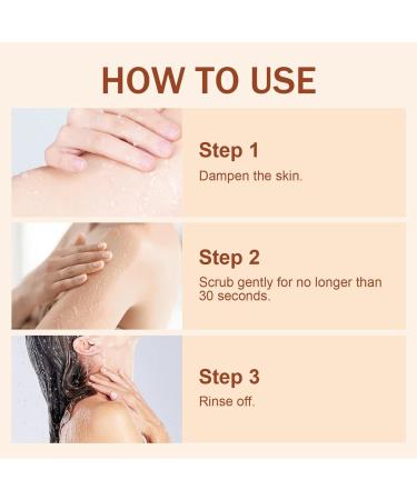 Orange Vitamin C Body Scrub for Face and Body Deep Exfoliating Moisturizing Smoothing & Softening Strawberry Skin for Men and Women - Buy Online on GoSupps.com