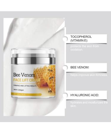 gcdat Bee Venom Comprehensive Cream with Airless Pump Bee Venom Repair Cream Wrinkle Care Face Lift & Firming Effective In Reducing Skin Blemishes Natural Care and Non-Irritating 1.76 Oz - Buy Online on GoSupps.com