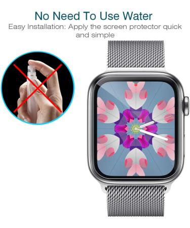 6 Pack Screen Protector for Apple Watch 40mm SE/Series 4/5/6 & 38mm Series 3/2/1 - Bubble-Free Clear Film (UF-001) - Buy Online on GoSupps.com