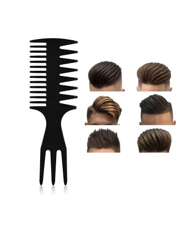 Wide Tooth Comb Comb Hair Comb Mens Comb for Women Barber Comb Hair Combs for Men Shaping Wet Pick Fantail Comb Styling Comb for Men Women Most Hair Types Beard Hair Stylist Tools