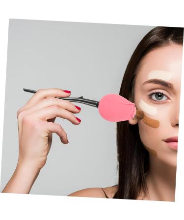 Angoily Rose Foundation Brush Makeup Brush Foundation Blending Brush Makeup Gadgets Professional Styling Tools Portable Powder Brush Cosmetic Brush Delicate Modeling Beauty Brush Miss Soft - Buy Online on GoSupps.com