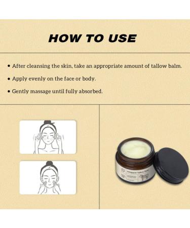 Ofanyia Beef Tallow for Skin Grass Fed Whipped Beef Tallow Cream Beef Tallow Moisturizer for Face & Body Tallow Balm for Skin Hydration - Buy Online on GoSupps.com