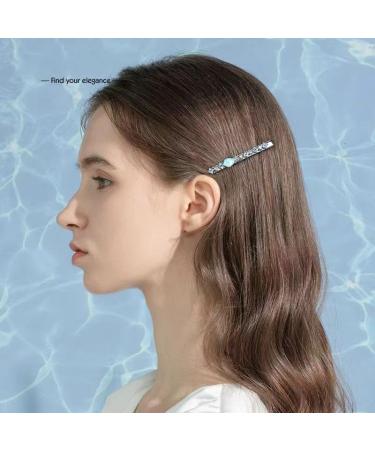 Wynameleri 42mm star hair clip silver secure hair clips grips for short hair 1.65" mini metal hair slide clips flat metal hair pins - Buy Online on GoSupps.com