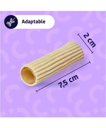 Feet BCN Gel Protective Hose - Extra Thick Callus Relief & Friction Protection | 4 Pcs Large Size (20mm Dia 75mm L) - International Shipping - Buy Online on GoSupps.com