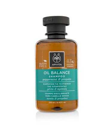 Oil Balance Shampoo with Peppermint & Propolis (For Oily Hair) - 250ml/8.45oz