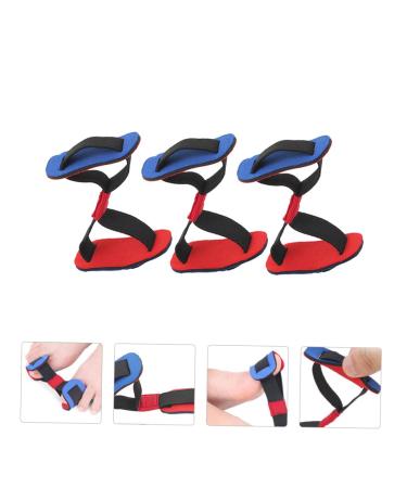 Healvian 3pcs Toe Strap Elastic Exercise Bands for Hallux Valgus Bunion - Thumb Brace Cleat & Toe Stretcher Foot Band Set - Buy Online on GoSupps.com