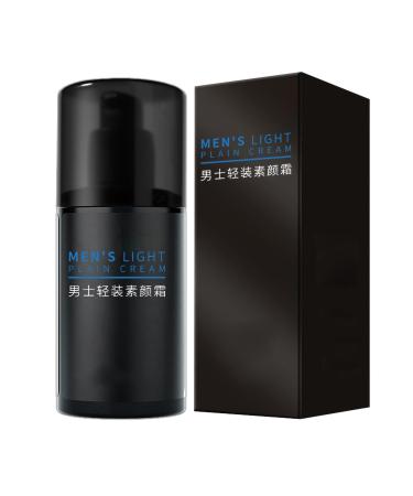 Men Tone Up Face Cream Skin Brightening Moisturizing Spots Covering Facial Whitening Cream BB Cream Moisturizing Conceal Pores Covering Imperfections Balance Skin Tone for Male (50g)